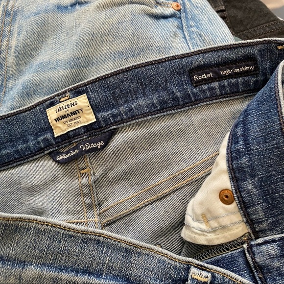 Citizens of Humanity Rocket High Rise Skinny Chewed Hem - Picture 4 of 6